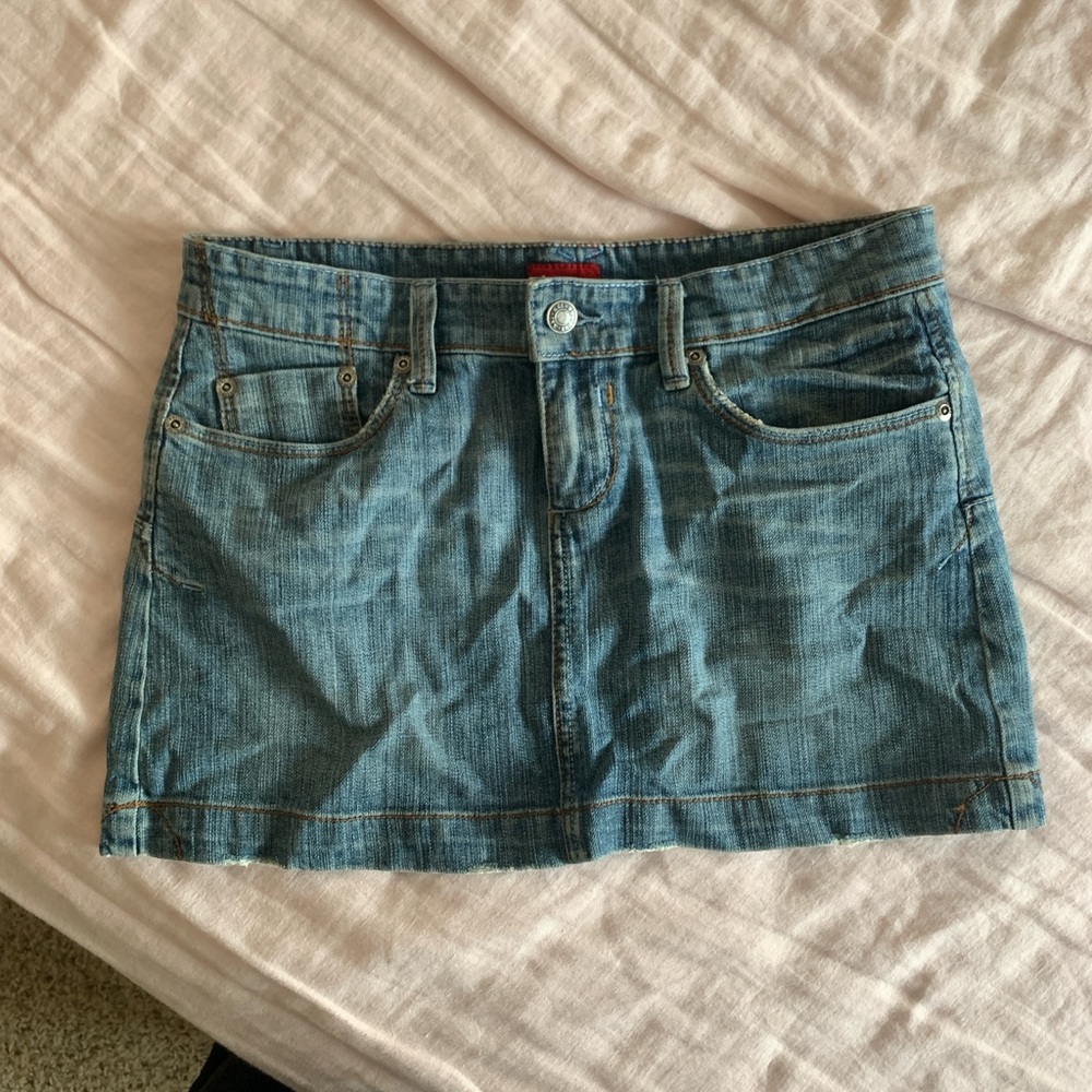 Denim Mini Skirt